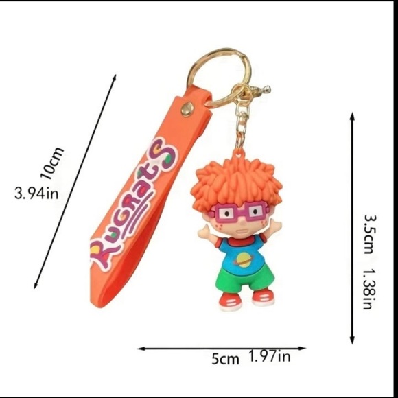 Chuckie ! Rugrats keychain use on you back pack purse or keys - Picture 4 of 5